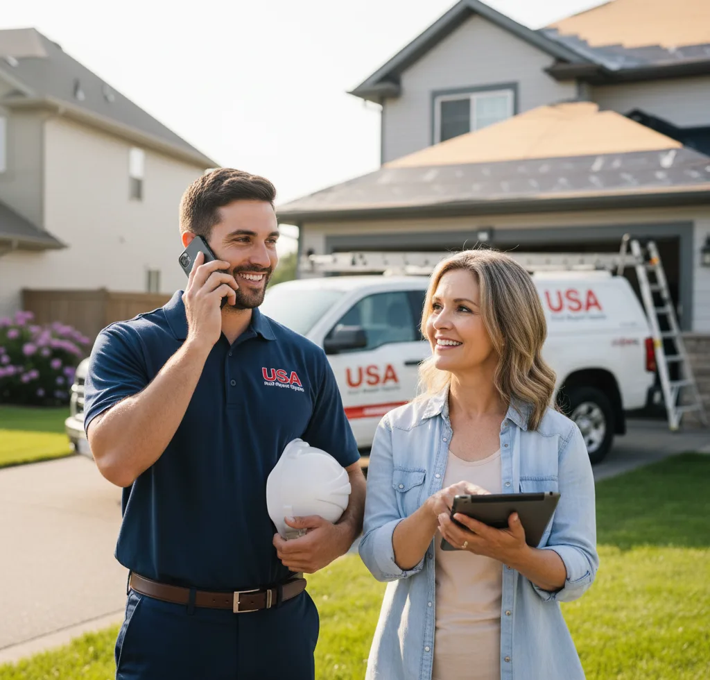 USA Roof Repair Experts customer support in Circleville